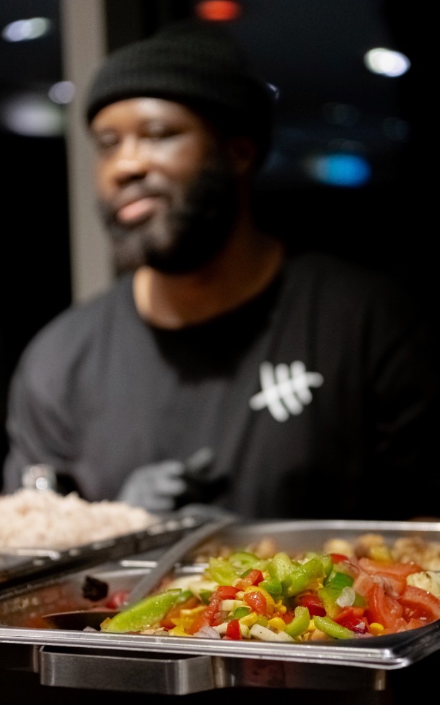 Chef am Buffet